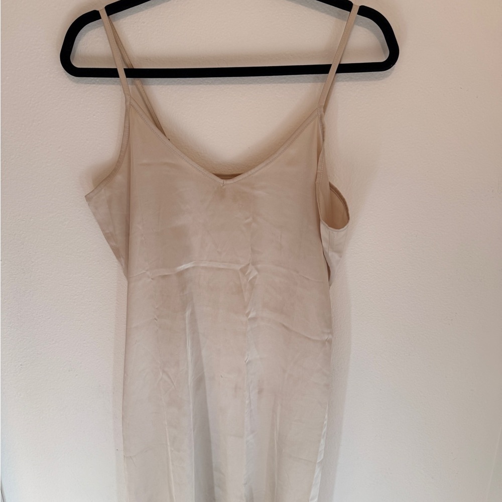 Chic Cream Slip Dress